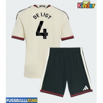 Manchester United Matthijs de Ligt #4 3rd trikot Kinder 2026-27 Kurzarm (+ Kurze Hosen)